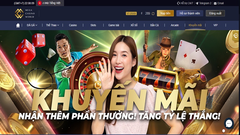 Khuyến mãi hoàn trả cực cao tại casino trực tuyến Mcw77